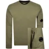 C.p. Company Cp Company Crew Neck Sweatshirt Green In Green