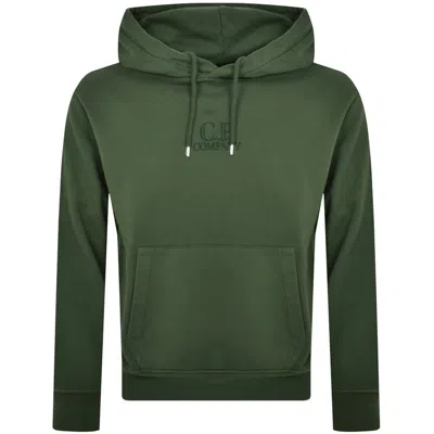 C.p. Company Cp Company Diagonal Hoodie Green
