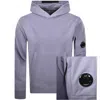 C.p. Company Cp Company Diagonal Raised Hoodie Purple In Pink