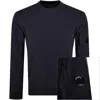 C P COMPANY CP COMPANY DIAGONAL RAISED LENS SWEATSHIRT NAVY