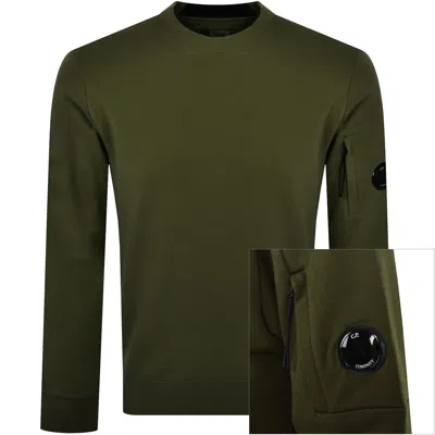 C P Company Cp Company Diagonal Sweatshirt Green