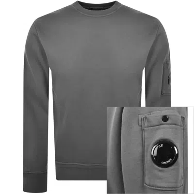C.p. Company Cp Company Diagonal Sweatshirt Grey In Gray