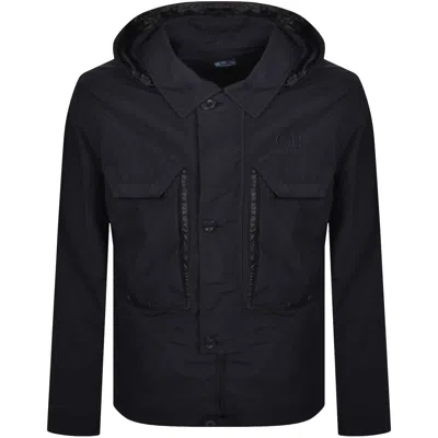 C.p. Company Cp Company Flat Nylon Overshirt Total Eclipse In Navy