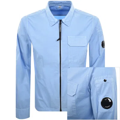 C.p. Company Cp Company Gabardine Overshirt Blue