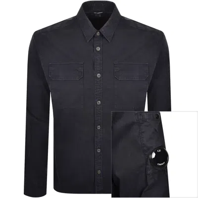 C.p. Company Cp Company Gabardine Shirt Navy In Blue