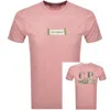 C.p. Company Cp Company Jersey Logo T Shirt Pink