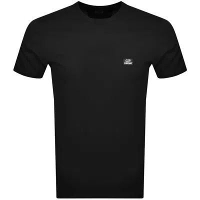 C.p. Company Cp Company Logo T Shirt Black In Red