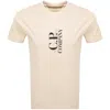 C.p. Company Cp Company Logo T Shirt Pistachio Shell In Neutral