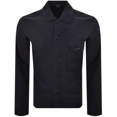C.p. Company Cp Company Long Sleeve Shirt Navy In Blue