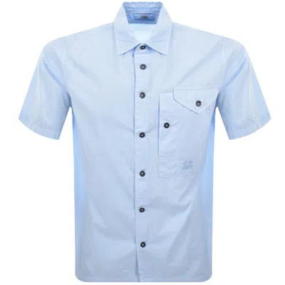 C.p. Company Cp Company Short Sleeve Shirt Blue