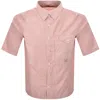 C.p. Company Cp Company Short Sleeve Shirt Pink