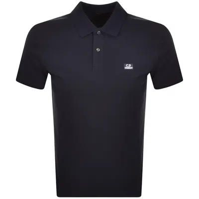 C.p. Company Cp Company Stretch Piquet Polo T Shirt Navy