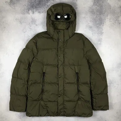 Pre-owned C P Company Nycra Stretch Nylon Shell Goggle Down Jacket