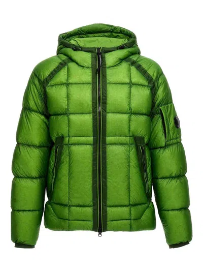 Pre-owned C P Company O1h1sh11223 D.d. Shell Down Jacket In Green