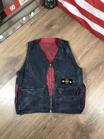 Pre-owned C P Company Stone Island Tela Stella 1982 Vest In Multi