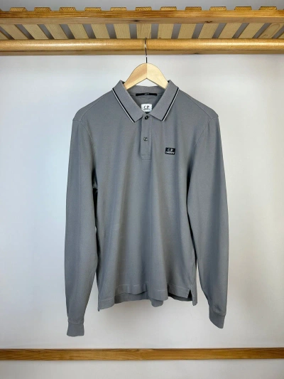 Pre-owned C P Company X Massimo Osti Cp Company Vintage Polo Long Sleeve In Grey