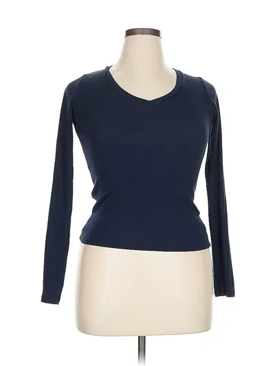 Pre-owned C. Wonder 3/4 Sleeve T-shirt In Blue