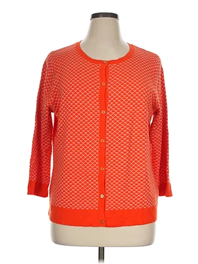 Pre-owned C. Wonder Cardigan Sweater In Orange