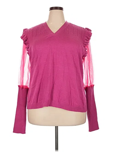 Pre-owned C. Wonder Cardigan Sweater In Pink