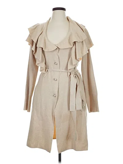Pre-owned C. Wonder Cardigan Sweater In Tan