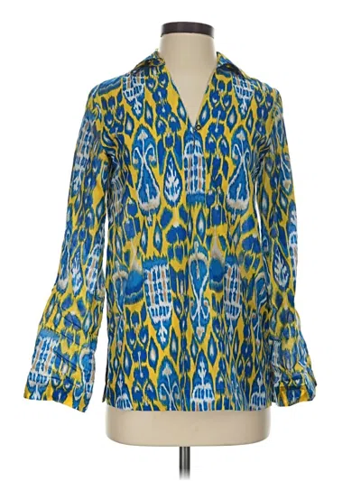 Pre-owned C. Wonder Long Sleeve Blouse In Blue