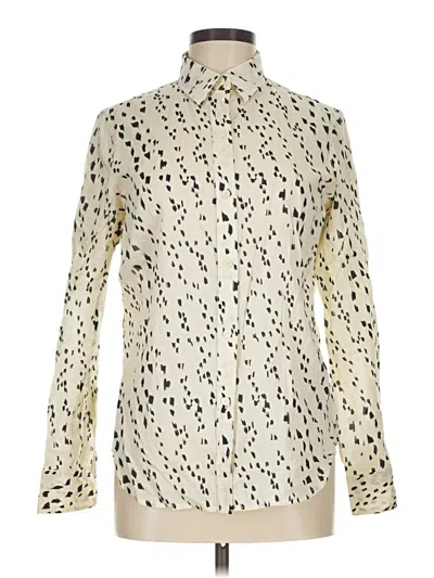 Pre-owned C. Wonder Long Sleeve Blouse In Ivory