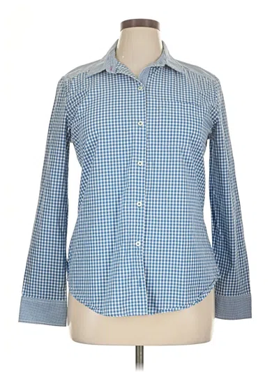 Pre-owned C. Wonder Long Sleeve Button Down Shirt In Blue