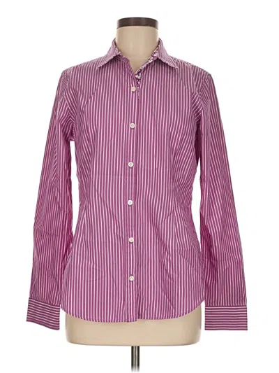Pre-owned C. Wonder Long Sleeve Button Down Shirt In Burgundy