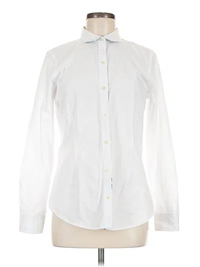 Pre-owned C. Wonder Long Sleeve Button Down Shirt In White