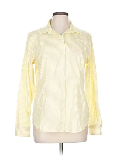 Pre-owned C. Wonder Long Sleeve Button Down Shirt In Yellow