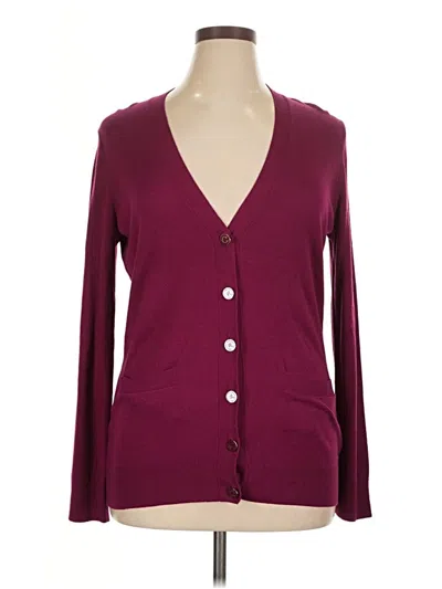 Pre-owned C. Wonder Long Sleeve Top Burgundy Sweetheart Neckline Tops