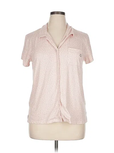 Pre-owned C. Wonder Short Sleeve Blouse In Pink