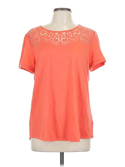 Pre-owned C. Wonder Short Sleeve T-shirt In Orange