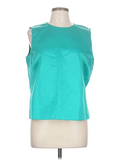 Pre-owned C. Wonder Sleeveless Blouse In Teal