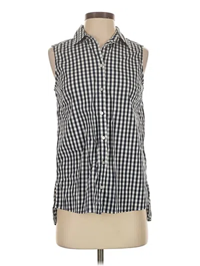 Pre-owned C. Wonder Sleeveless Button Down Shirt In Black
