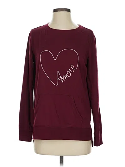 Pre-owned C. Wonder Sweatshirt In Burgundy