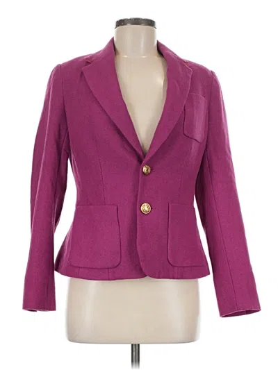 Pre-owned C. Wonder Wool Blazer Jacket In Purple