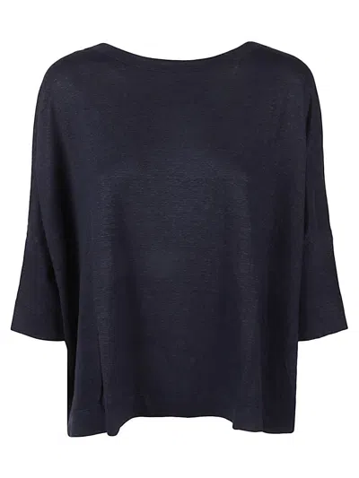 C-zero Shirt C Zero Shirt Linen Over Sweater In Blue