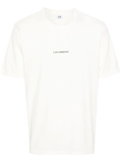 C.p. Company 24/1 Garment Dyed Logo T-shirt