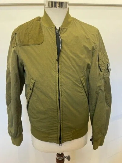 Pre-owned C.p. Company € 650  Jacket Man Green Bomber Padded Sizem,l