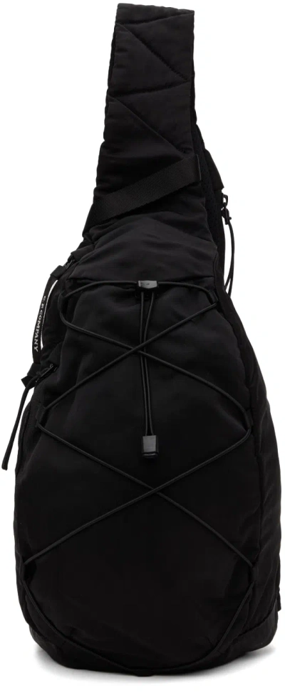 C.p. Company Black Nylon B Crossbody Bag