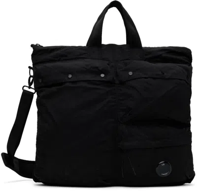 C.p. Company Nylon B Tote Bag In 999 Black