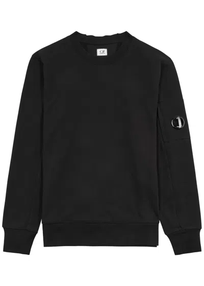 C.p. Company C. P. Company Lens Cotton Sweatshirt In Black
