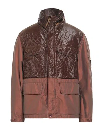 C.p. Company C. P. Company Man Jacket Brown Size 46 Cotton, Polyester, Polyamide