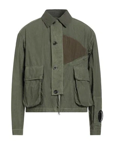 C.p. Company C. P. Company Man Jacket Military Green Size 44 Cotton, Polyester