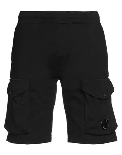 C.p. Company C. P. Company Man Shorts & Bermuda Shorts Black Size 3xl Cotton, Polyamide