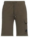 C.p. Company C. P. Company Man Shorts & Bermuda Shorts Military Green Size Xl Cotton