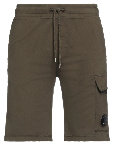 C.P. COMPANY C. P. COMPANY MAN SHORTS & BERMUDA SHORTS MILITARY GREEN SIZE XL COTTON