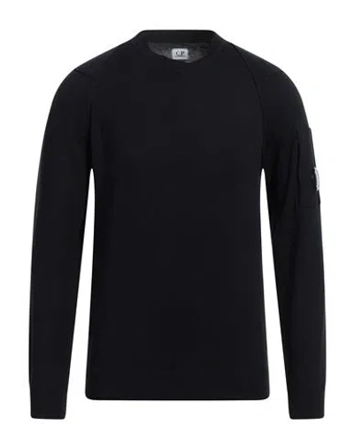 C.p. Company C. P. Company Man Sweater Midnight Blue Size 42 Cotton In Blue