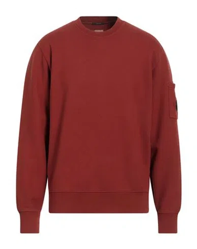 C.p. Company C. P. Company Man Sweatshirt Brick Red Size L Cotton In Brown
